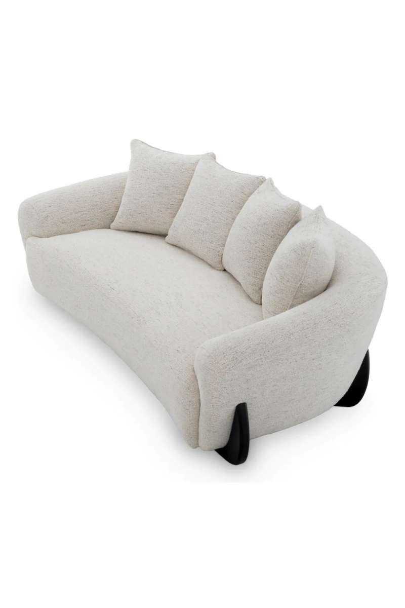 White Curved Sofa | Eichholtz Siderno | Eichholtzmiami.com