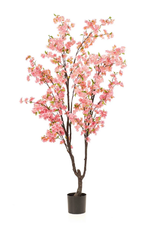 Faux Pink Sakura Trees - M (2) | Emerald Cherry Blossom | Eichholtzmiami.com