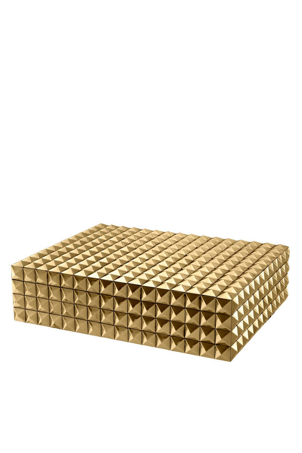 Gold Storage Box | Eichholtz Vivienne L | Eichholtz Miami
