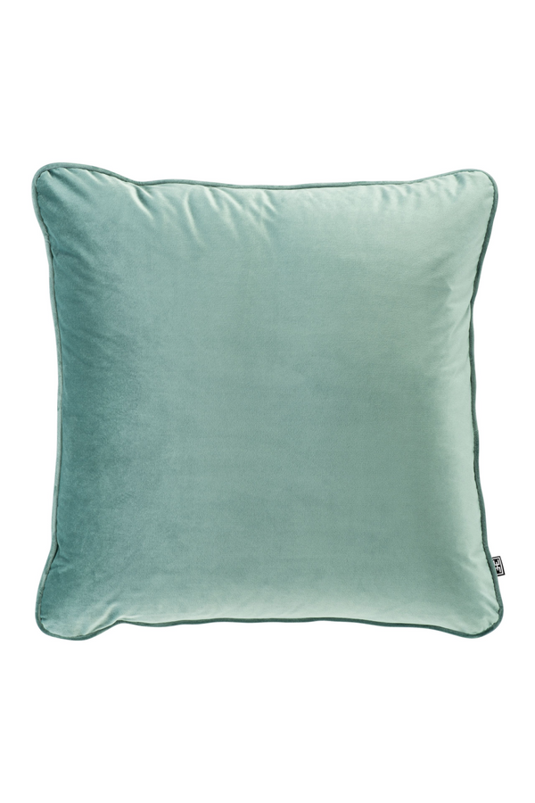Square Velvet Turquoise Pillow | Eichholtz Roche | Eichholtz Miami