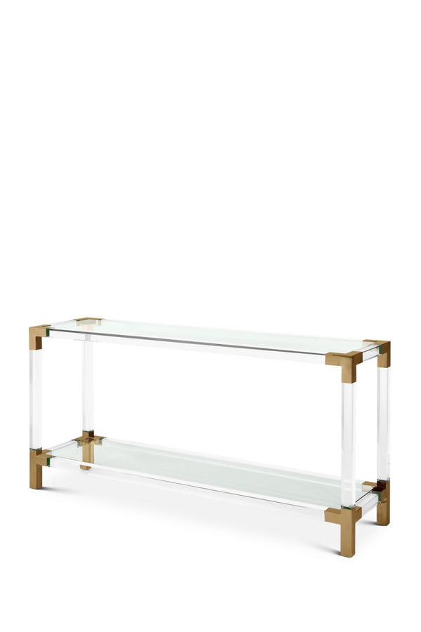 Clear Glass Console Table | Eichholtz Royalton | #1 Eichholtz Retailer