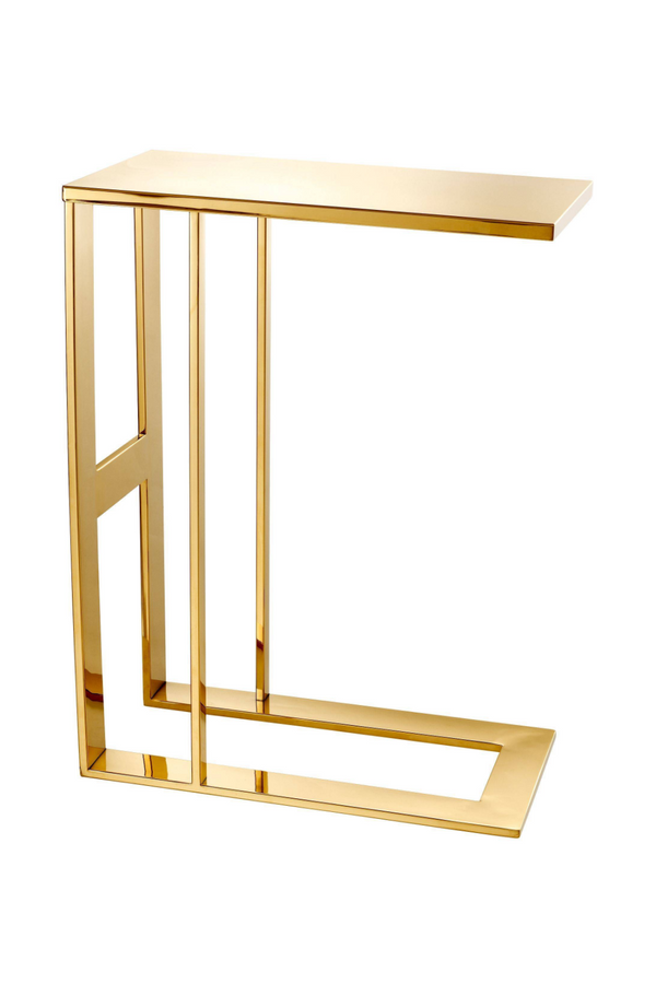 Gold C-Shaped Side Table | Eichholtz Pierre | Eichholtzmiami.com