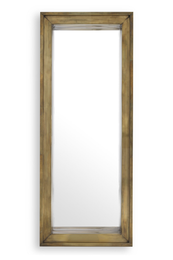 Vintage Brass Rectangular Mirror | Eichholtz Magenta | Eichholtz Miami