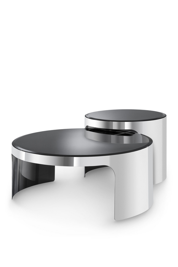 Silver Nesting Coffee Table Set Of 2 | Eichholtz Piemonte | Eichholtz Miami