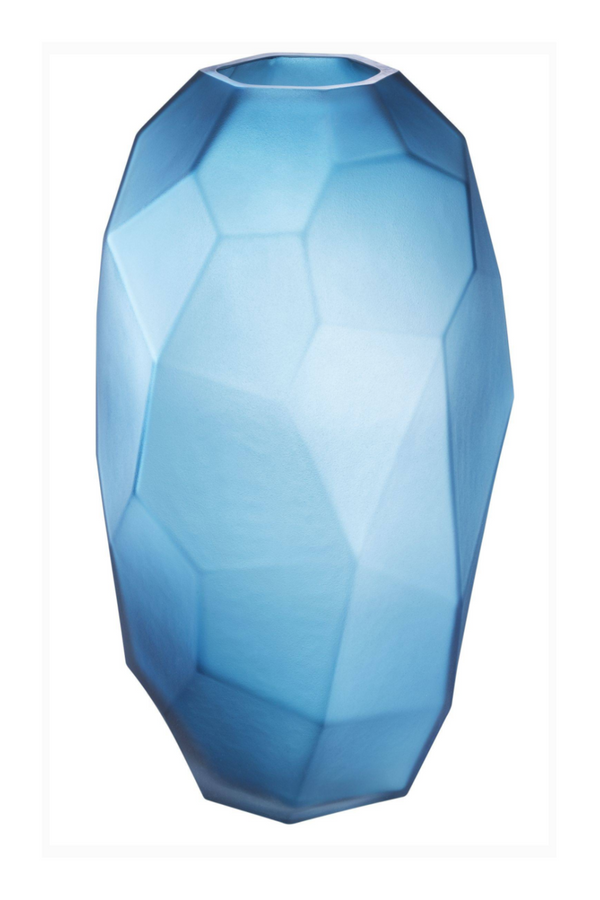 Gorgeous Blue Hand Blown Glass Vase - Eichholtz Fly L | Eichholtzmiami.com