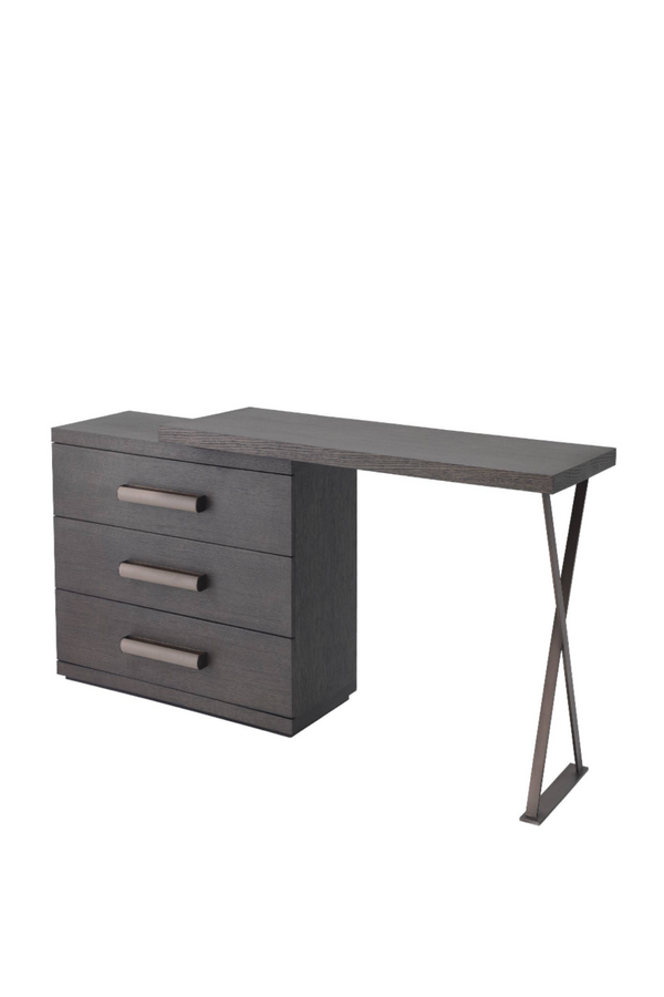 3 Drawer Oak Desk | Eichholtz Sanderson | Eichholtz Miami