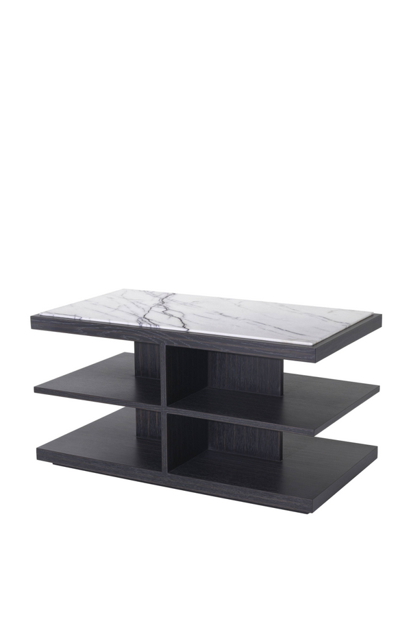 Wooden Marble Top Side Table | Eichholtz Miguel | Eichholtzmiami.com