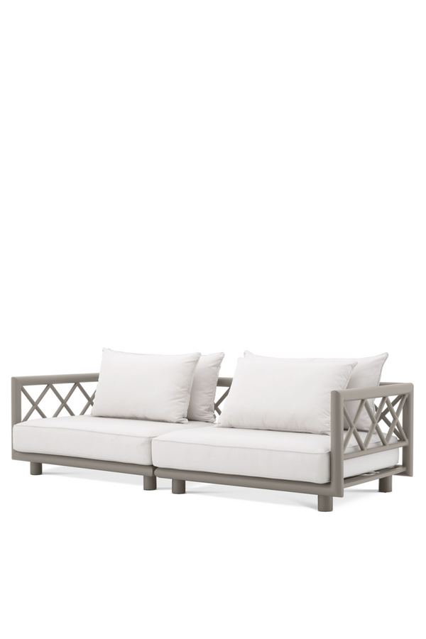 Gray Sunbrella Outdoor Sofa | Eichholtz Mandelieu | Eichholtz Miami