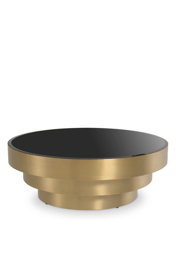 Brass Round Layered Coffee Table | Eichholtz Sinclair | Eichholtz Miami