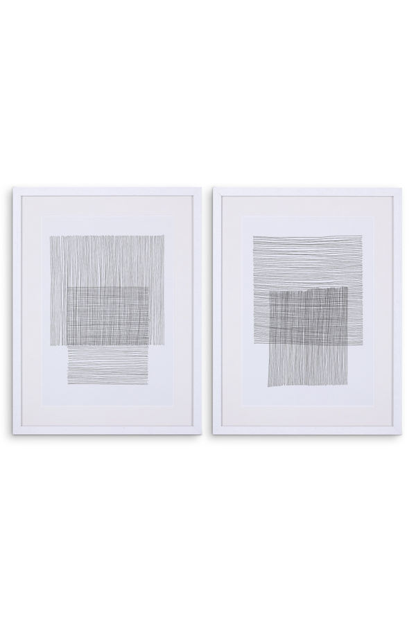Abstract Neutral Art Print (Set of 2) | Eichholtz Pencil Drawings | Eichholtzmiami.com