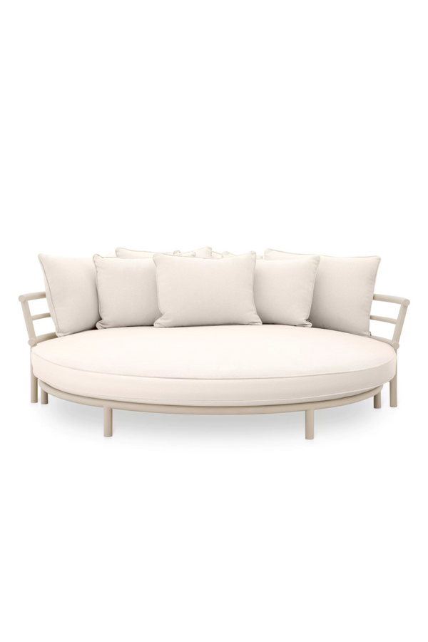 White Round Outdoor Sofa | Eichholtz Laguno | Eichholtzmiami.com