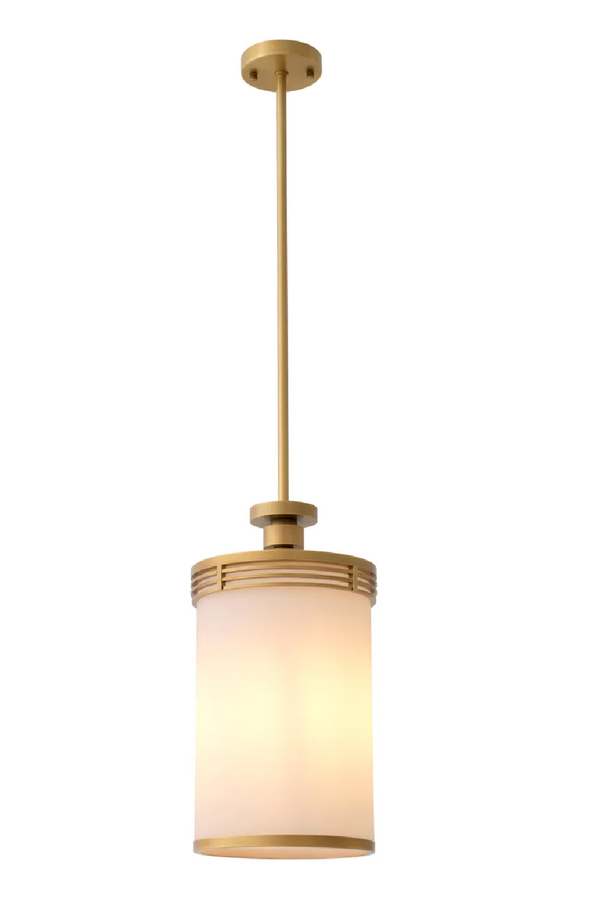 White Glass Modern Pendant Lamp | Eichholtz Fayence | Eichholtzmiami.com