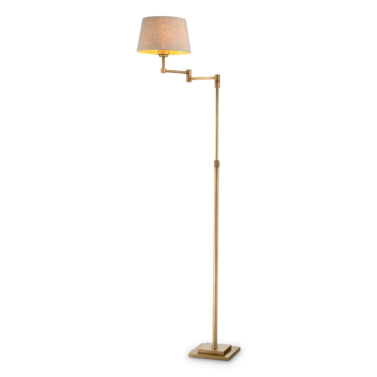 Linen Shade Adjustable Floor Lamp | Met x Eichholtz Corbin