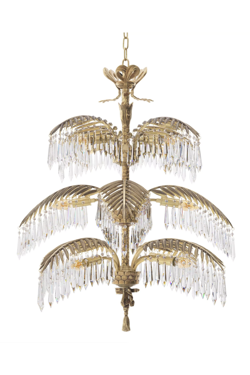 Golden Art Deco Chandelier | Eichholtz Hildebrandt | Eichholtzmiami.com