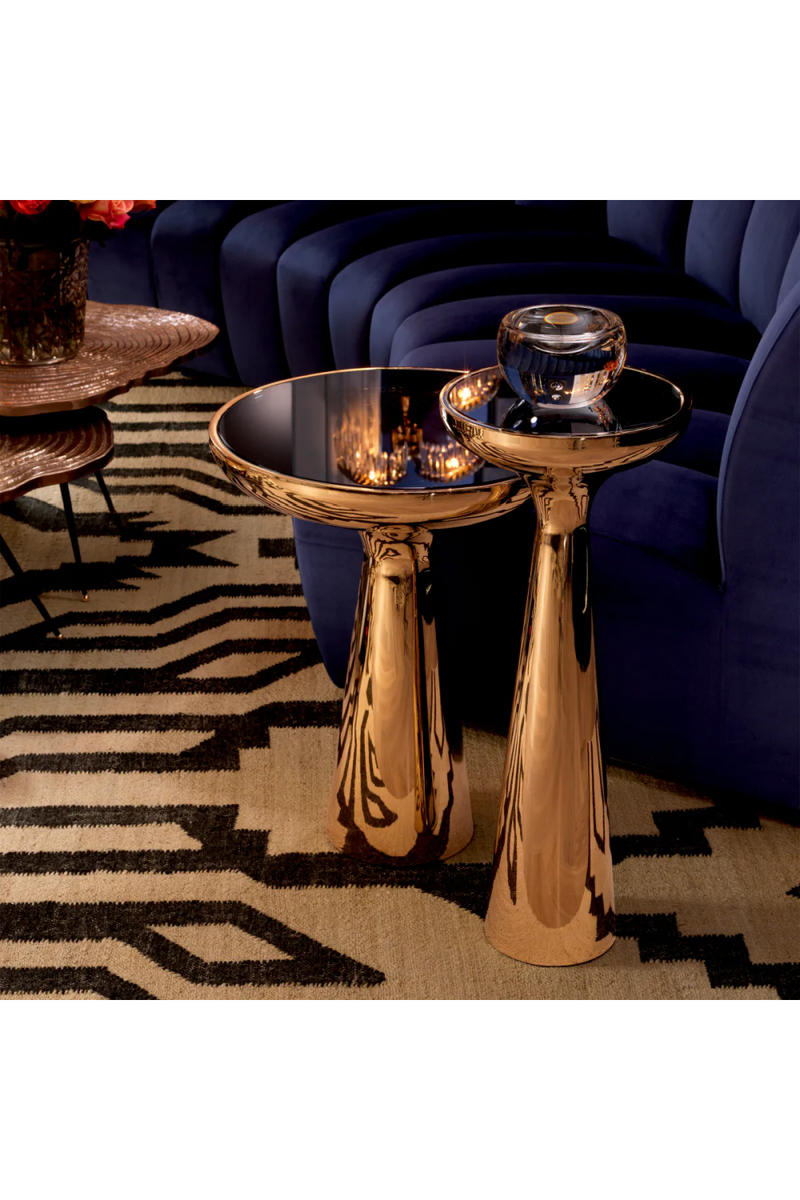 Gold Tower Side Table | Eichholtz Lindos high | Eichholtzmiami.com