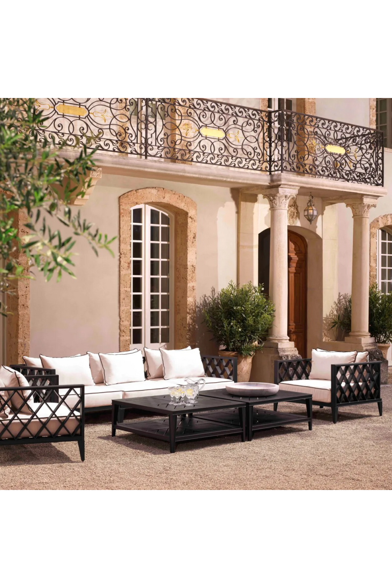 Black Square Outdoor Coffee Table | Eichholtz Bell Rive | Eichholtzmiami.com