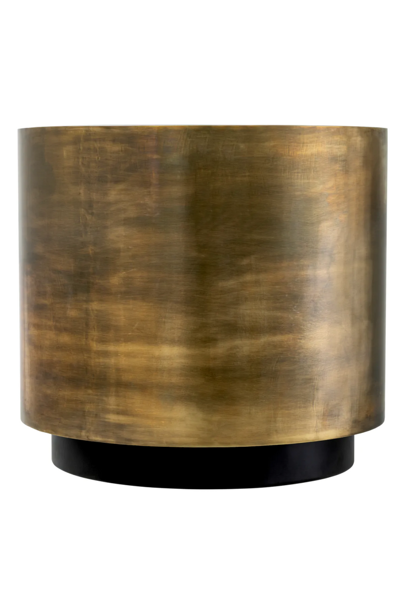 Vintage Brass Round Planter | Eichholtz Jasper | Oroatrade.com