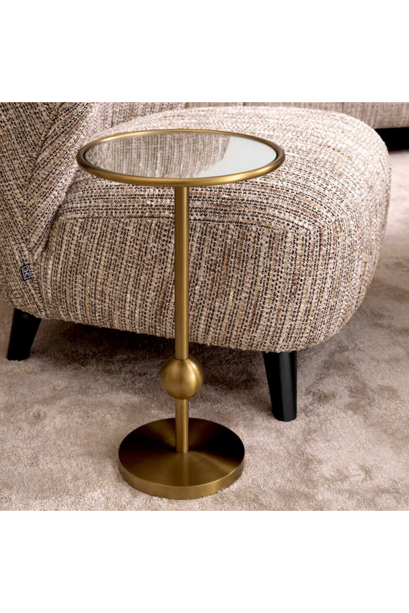 Round Brass Side Table | Eichholtz Narciso | Eichholtzmiami.com