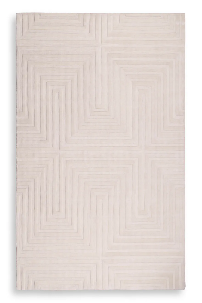 Beige Wool Rug 7' x 10' | Eichholtz Breck | Eichholtz Miami