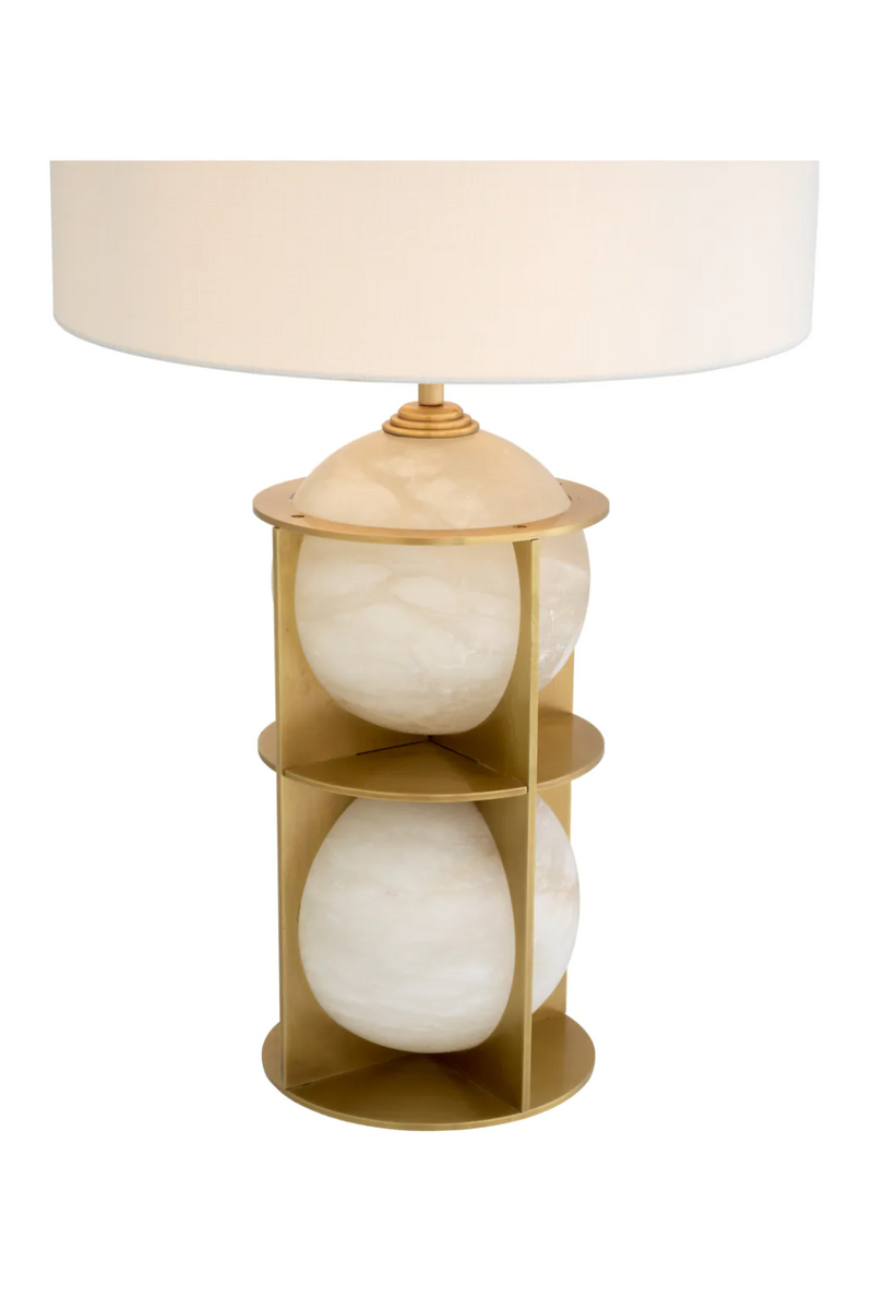 Round Alabaster Table Lamp | Eichholtz Eternity | Eichholtzmiami.com