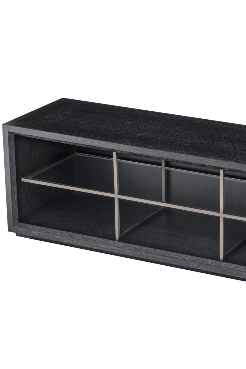 Black Wooden Modern TV Cabinet | Eichholtz Hennessey | Eichholtzmiami.com