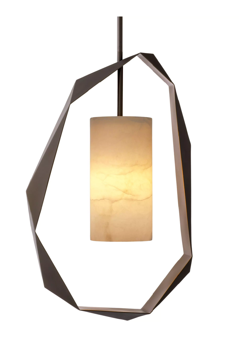 Metal Framed Alabaster Chandelier | Eichholtz Santos | OROA TRADE