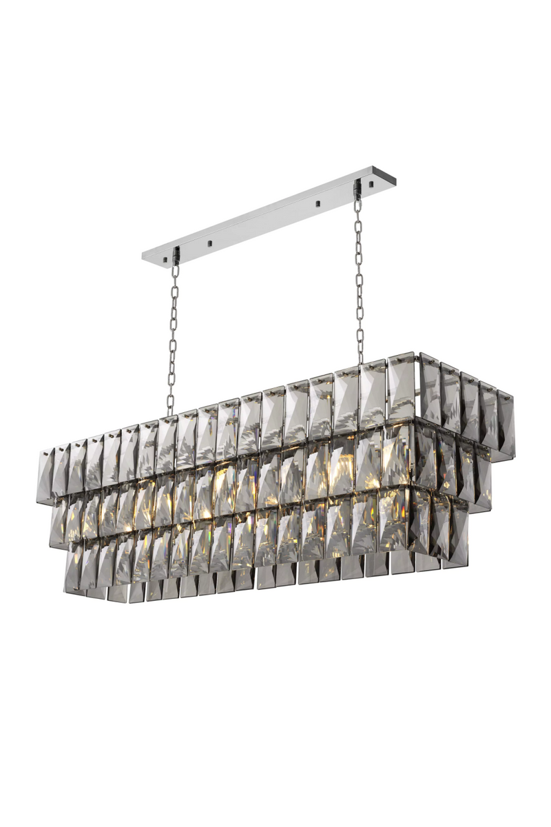 Rectangular Crystals Chandelier | Eichholtz Amazone | Eichholtzmiami.com
