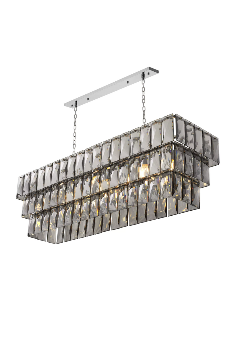 Rectangular Crystals Chandelier | Eichholtz Amazone | Eichholtzmiami.com
