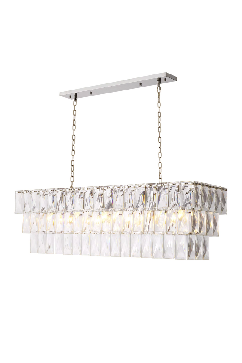 Rectangular Crystals Chandelier | Eichholtz Amazone | Eichholtzmiami.com
