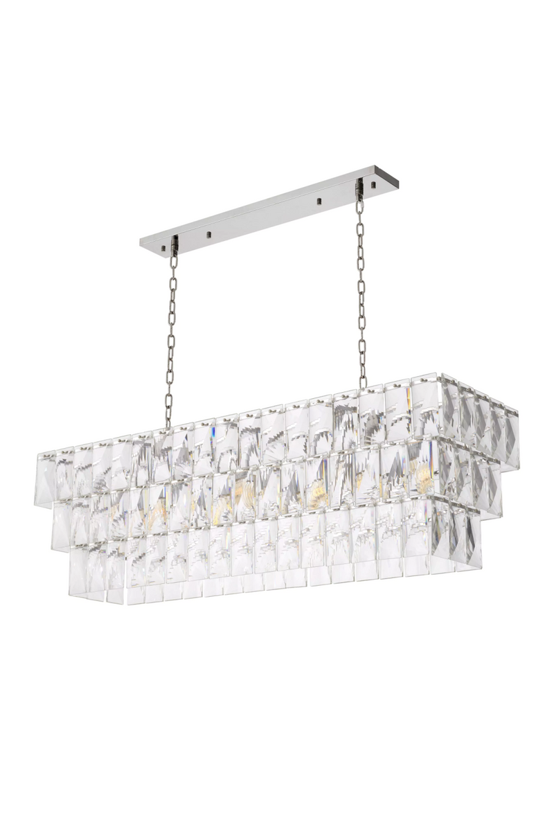 Rectangular Crystals Chandelier | Eichholtz Amazone | Eichholtzmiami.com
