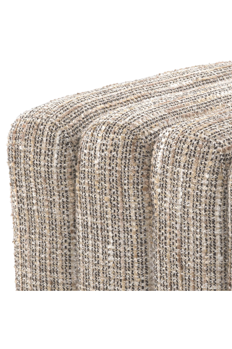 Square Channel Stitched Stool | Eichholtz Bente | Eichholtzmiami.com