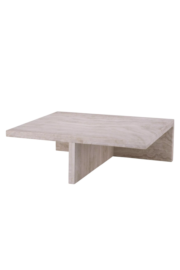 Minimalist Travertine Coffee Table | Eichholtz Amara | Eichholtzmiami.com