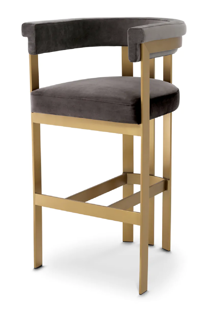 Modern Curved Bar Stool | Eichholtz Clubhouse | Eichholtzmiami.com