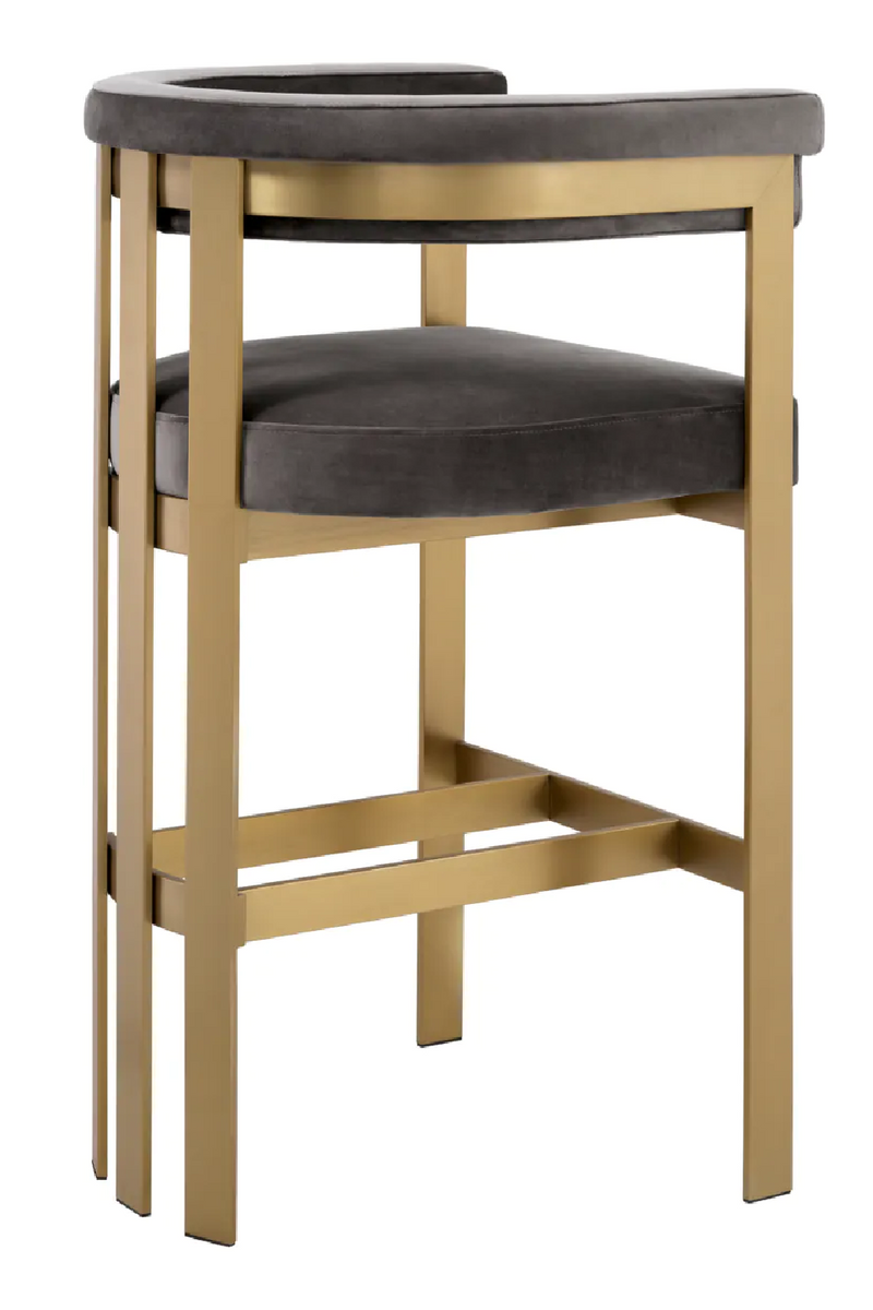 Modern Curved Bar Stool | Eichholtz Clubhouse | Eichholtzmiami.com