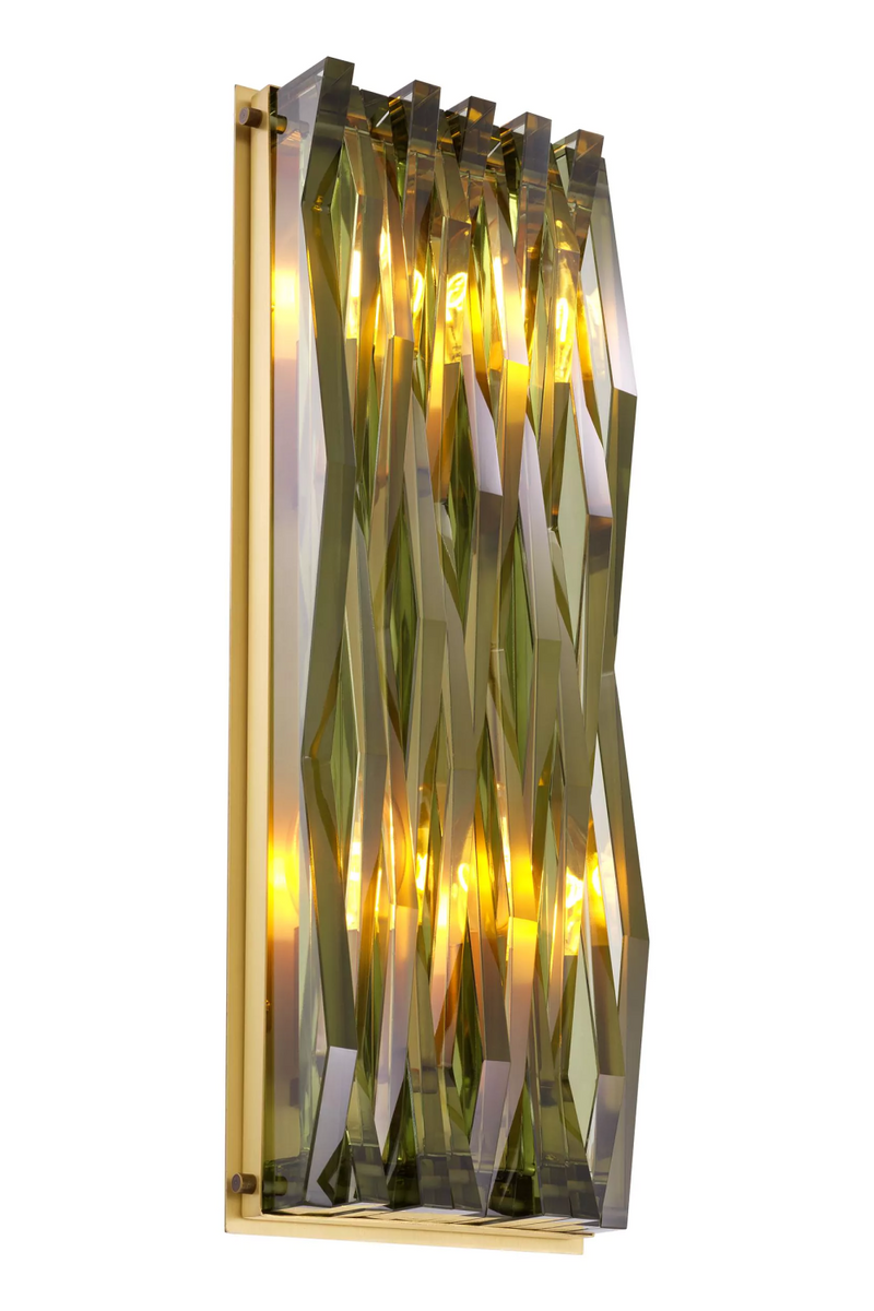 Geometrical Glass Wall Lamp L | Eichholtz Nuvola | OROA TRADE