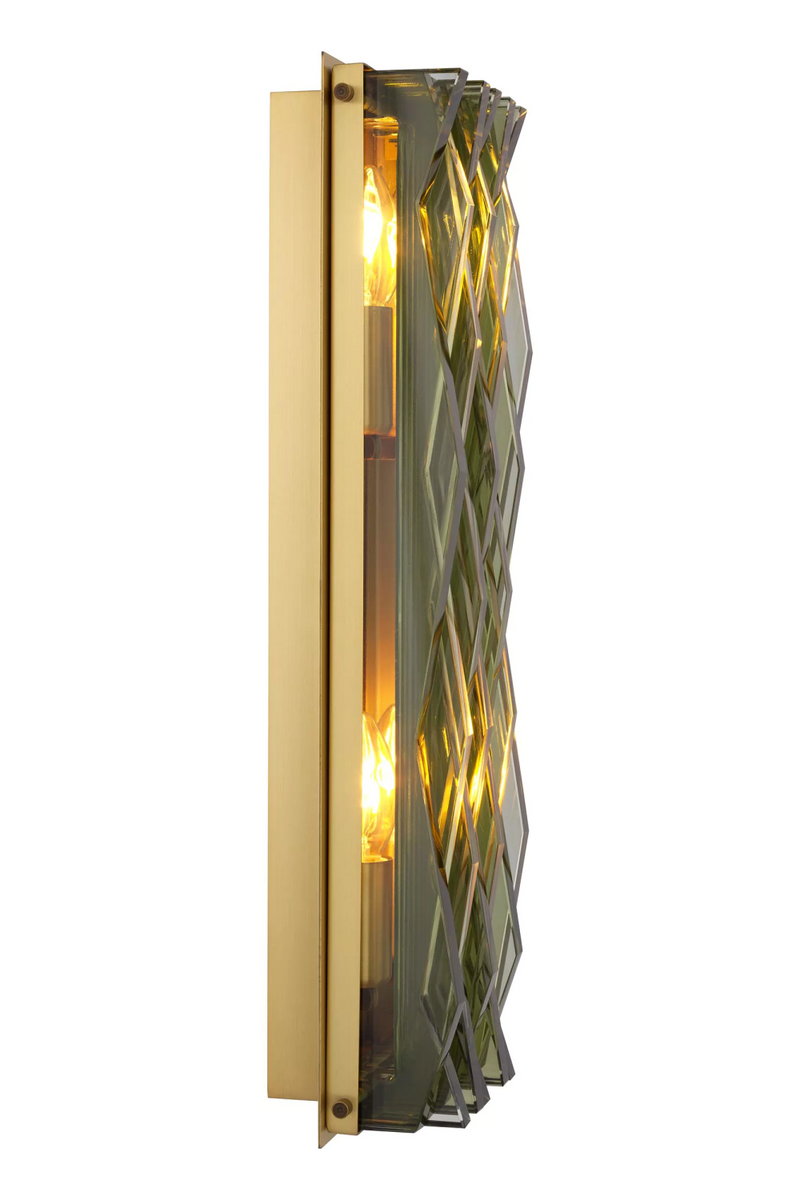 Geometrical Glass Wall Lamp L | Eichholtz Nuvola | OROA TRADE