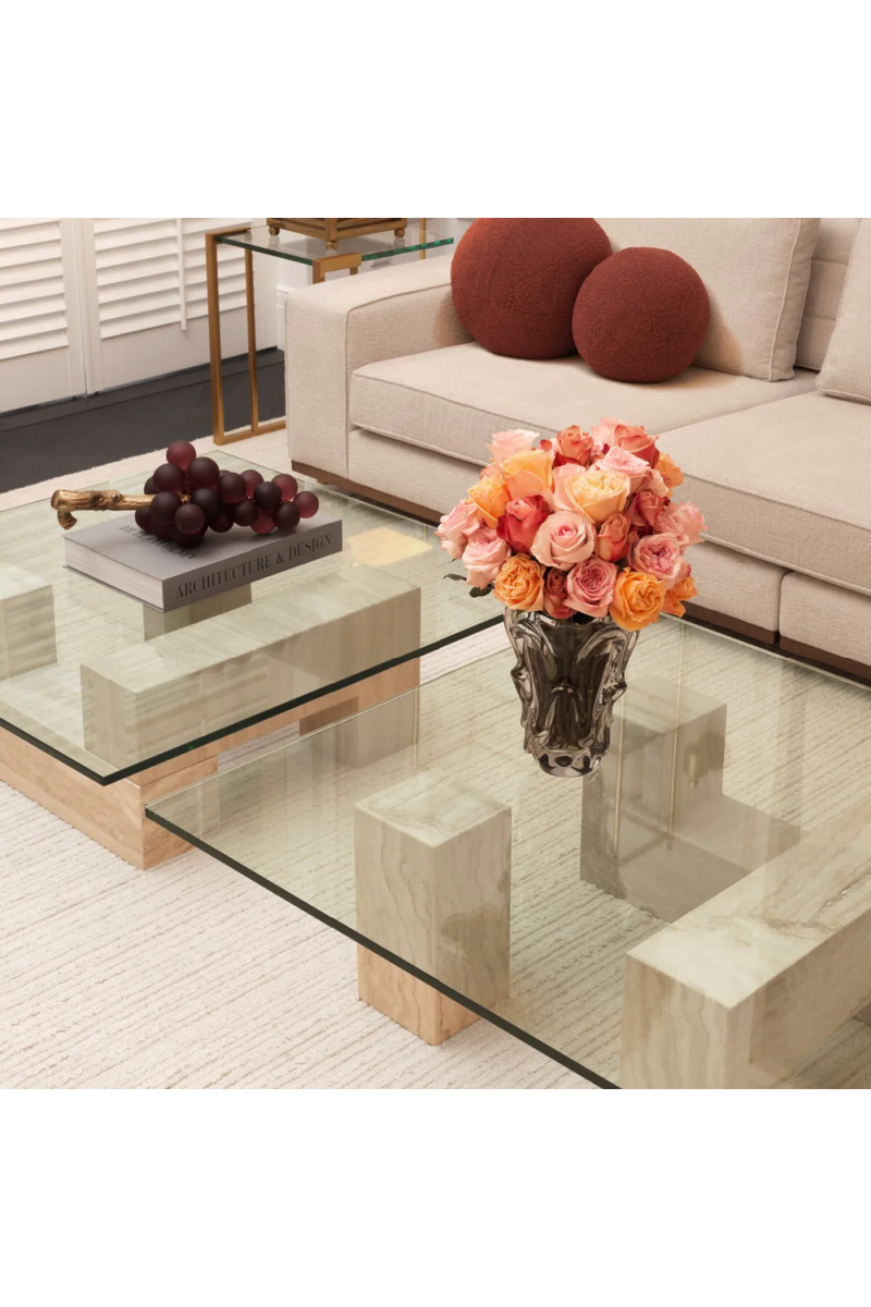 Square Glass Coffee Table | Eichholtz Ikal | Eichholtzmiami.com