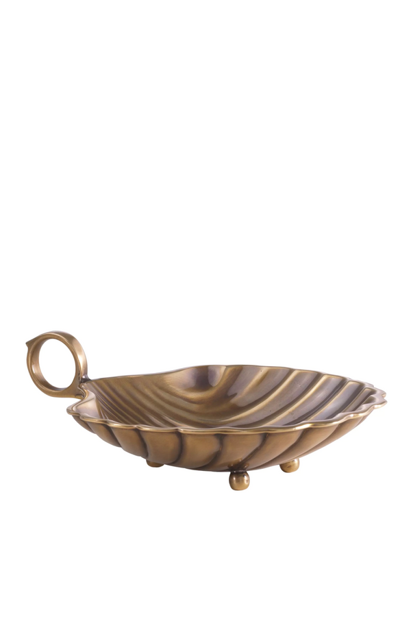 Vintage Brass Decorative Tray | Eichholtz Shell | Eichholtzmiami.com