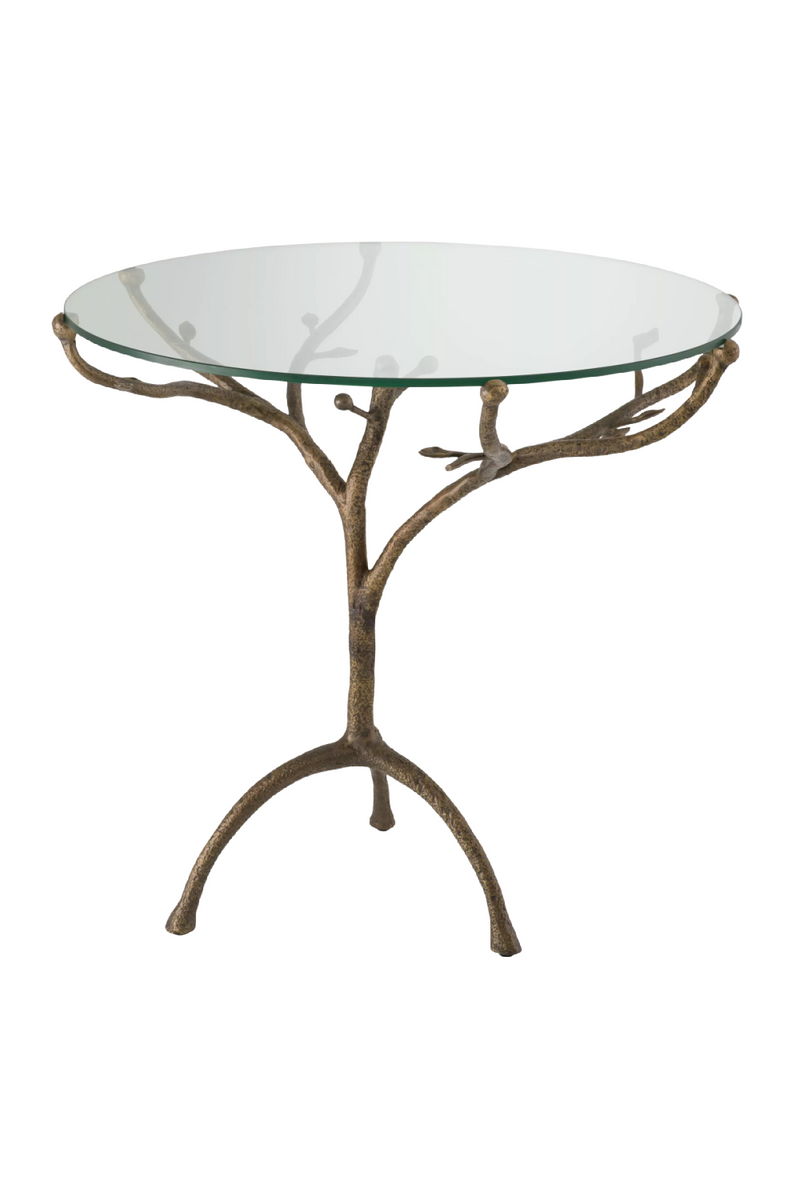 Rustic Tripod Glass Centre Table | Eichholtz Christophe | Eichholtzmiami.com