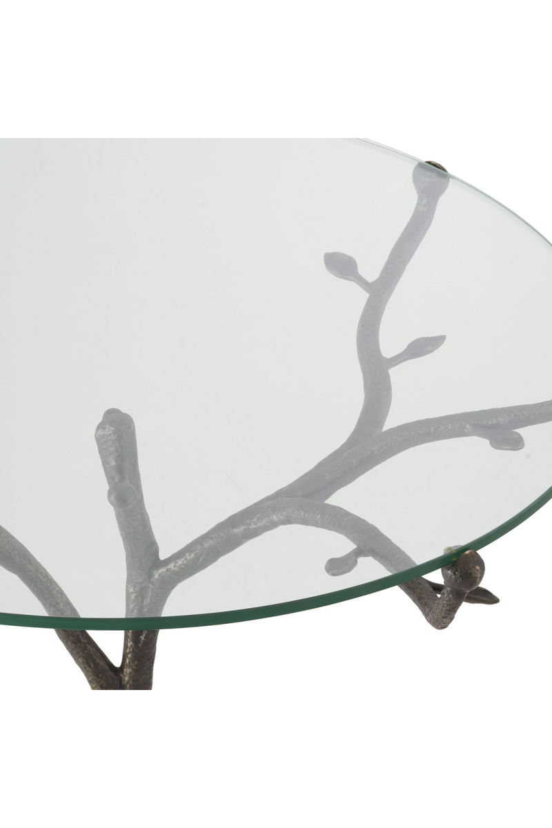 Rustic Tripod Glass Centre Table | Eichholtz Christophe | Eichholtzmiami.com