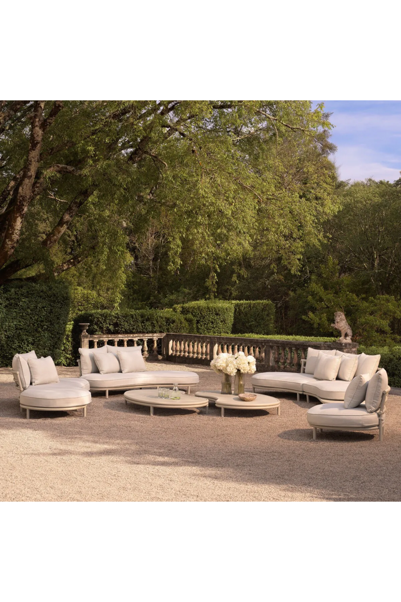 White Modern Outdoor Sofa | Eichholtz Laguno