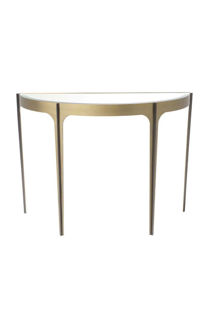 Semi-Circular Glass Console Table | Eichholtz Artemisa | Eichholtzmiami.com