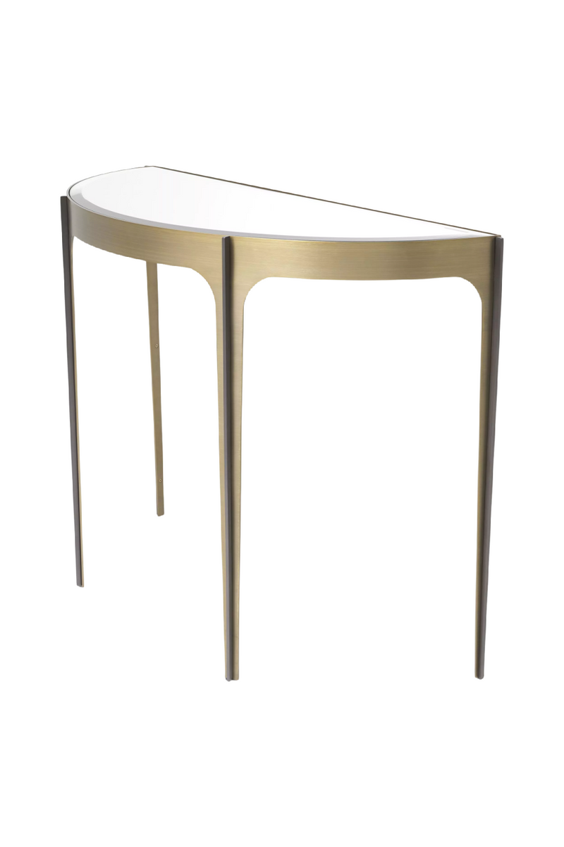 Semi-Circular Glass Console Table | Eichholtz Artemisa | Eichholtzmiami.com