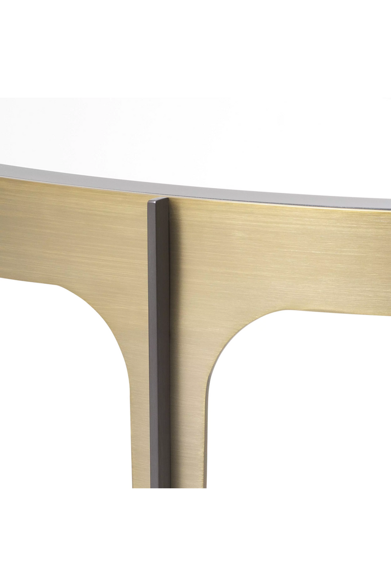 Semi-Circular Glass Console Table | Eichholtz Artemisa | Eichholtzmiami.com