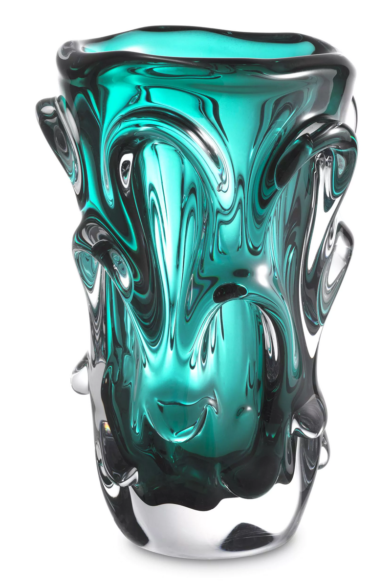 Organic Shape Glass Vase L | Eichholtz Aila | Eichholtzmiami.com
