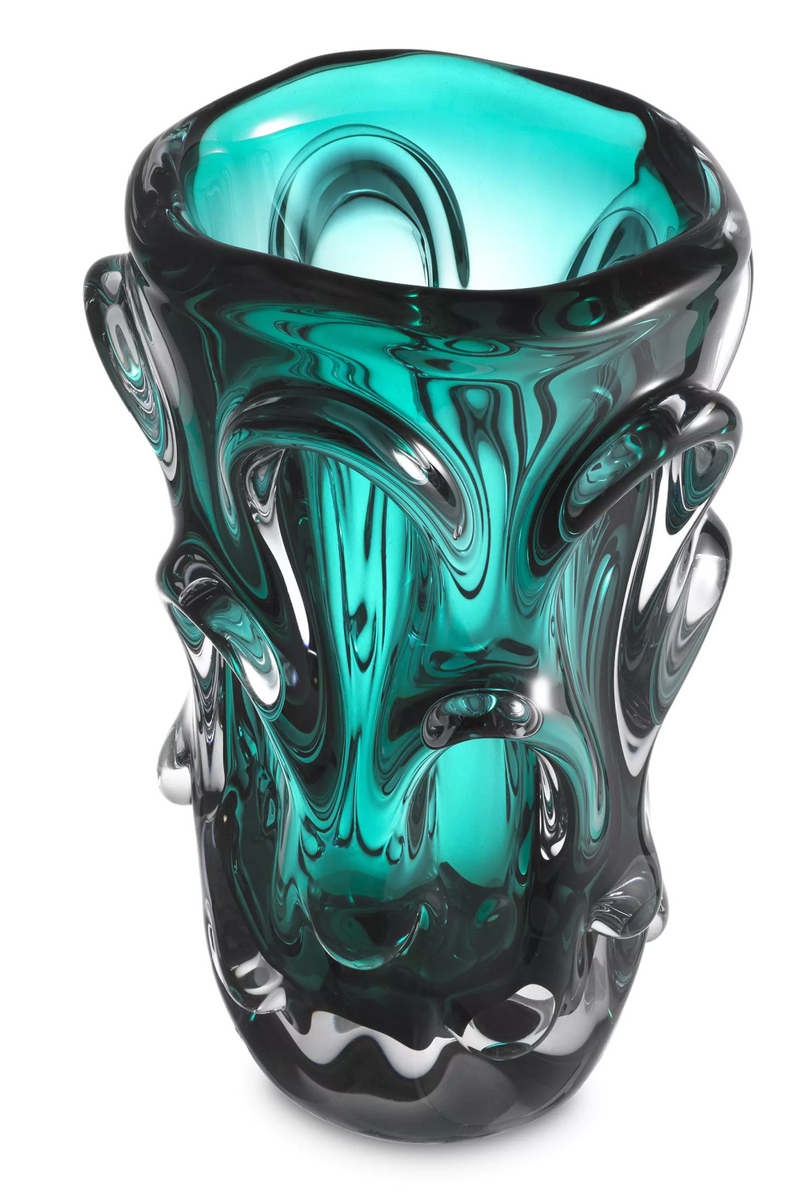 Organic Shape Glass Vase L | Eichholtz Aila | Eichholtzmiami.com
