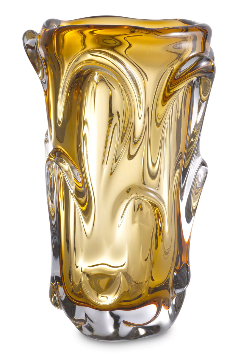 Organic Shape Glass Vase L | Eichholtz Aila | Eichholtzmiami.com
