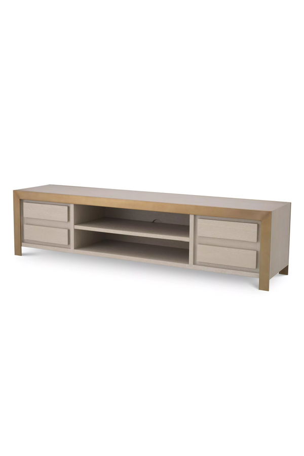 Metallic Framed Wooden TV Cabinet | Eichholtz Talbot | OROATRADE.com