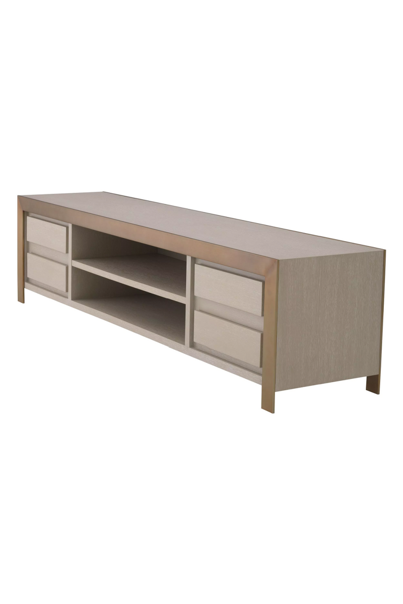 Metallic Framed Wooden TV Cabinet | Eichholtz Talbot | Eichholtzmiami.com