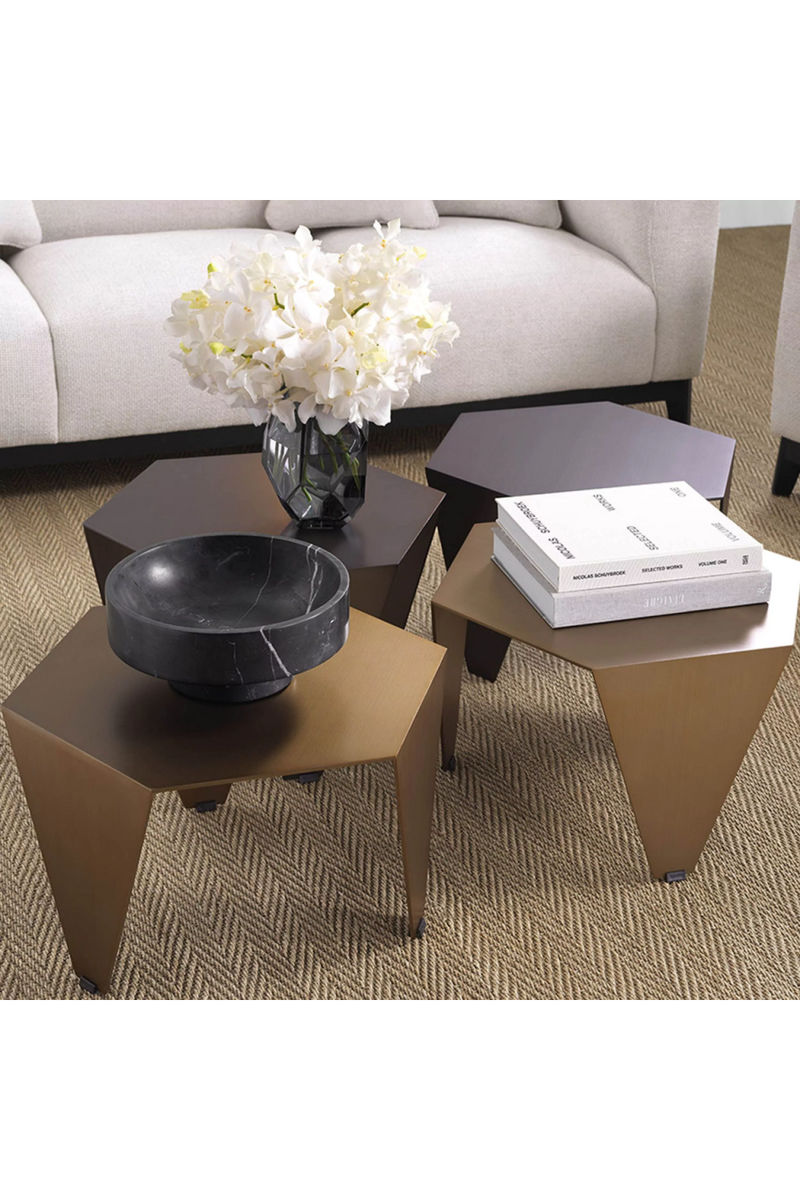 Hexagonal Contemporary Side Table | Eichholtz Metro Chic | Eichholtzmiami.com